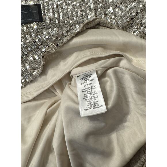 Cable & Gauge Sequin Special Occasion Blouse Top Shirt Sz 2X plus Christmas NYE - Picture 8 of 9